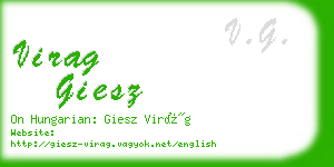 virag giesz business card